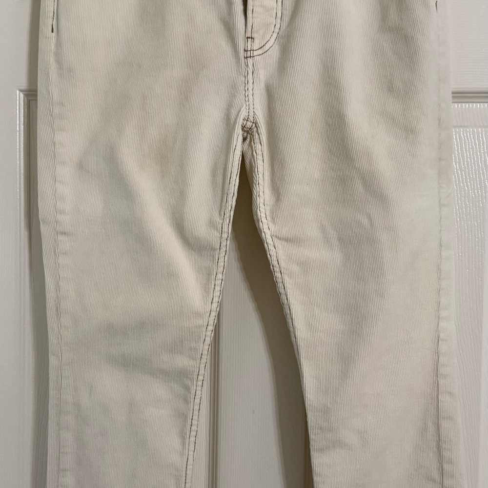 Cream Corduroy Pants